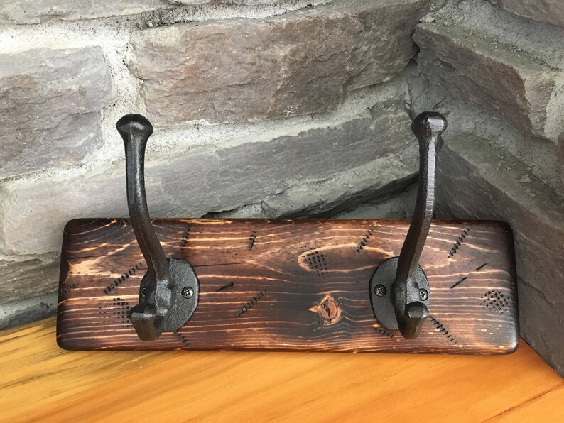 Rustic Coat Rack / Barnwood Coat Rack / Farmhouse Coat Rack / Etsy