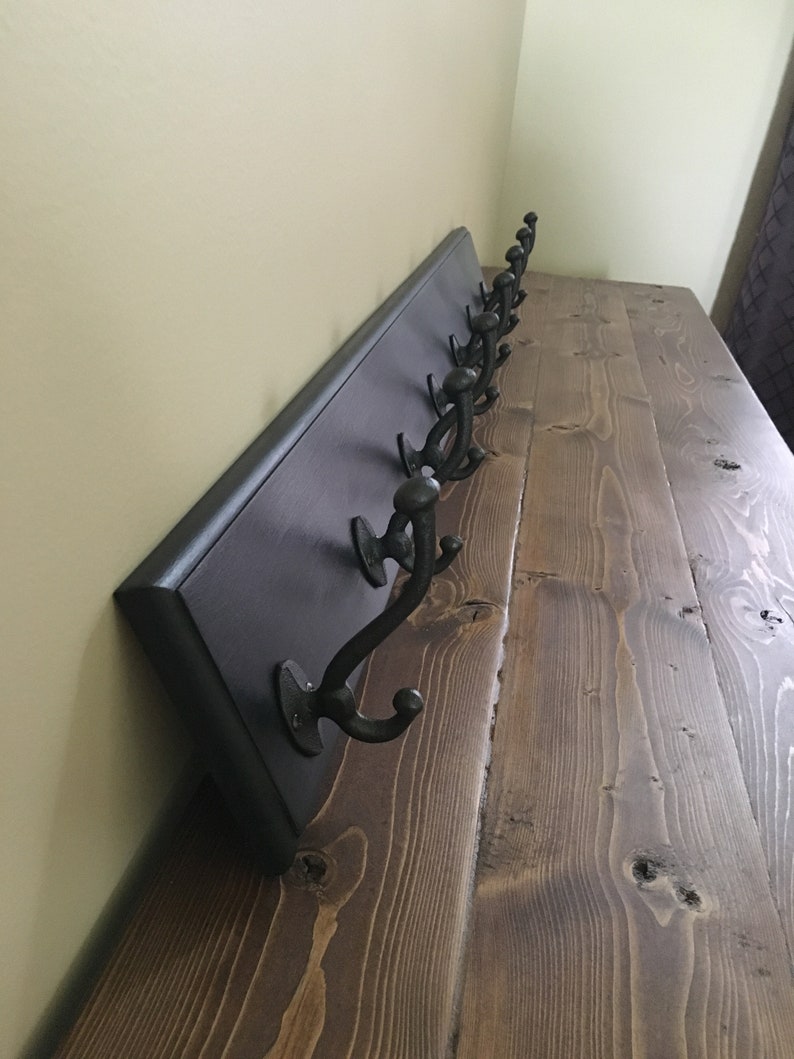 Rustic Coat Rack / French Country Coat Rack / Farmhouse Coat Etsy