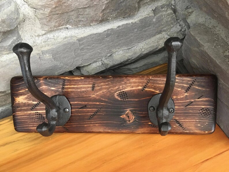 Rustic Coat Rack / Barnwood Coat Rack / Farmhouse Coat Rack / Etsy