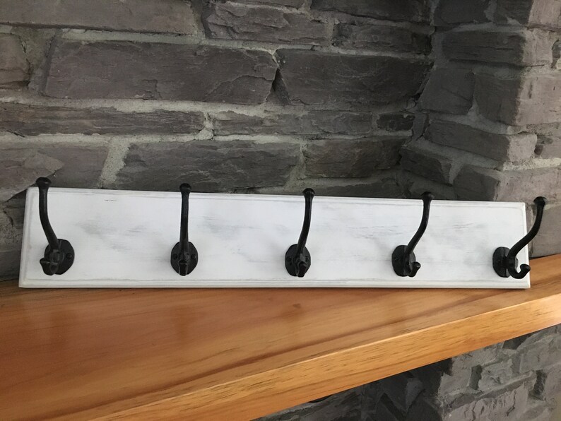 Rustic Coat Rack / French Country Coat Rack / Farmhouse Coat Etsy