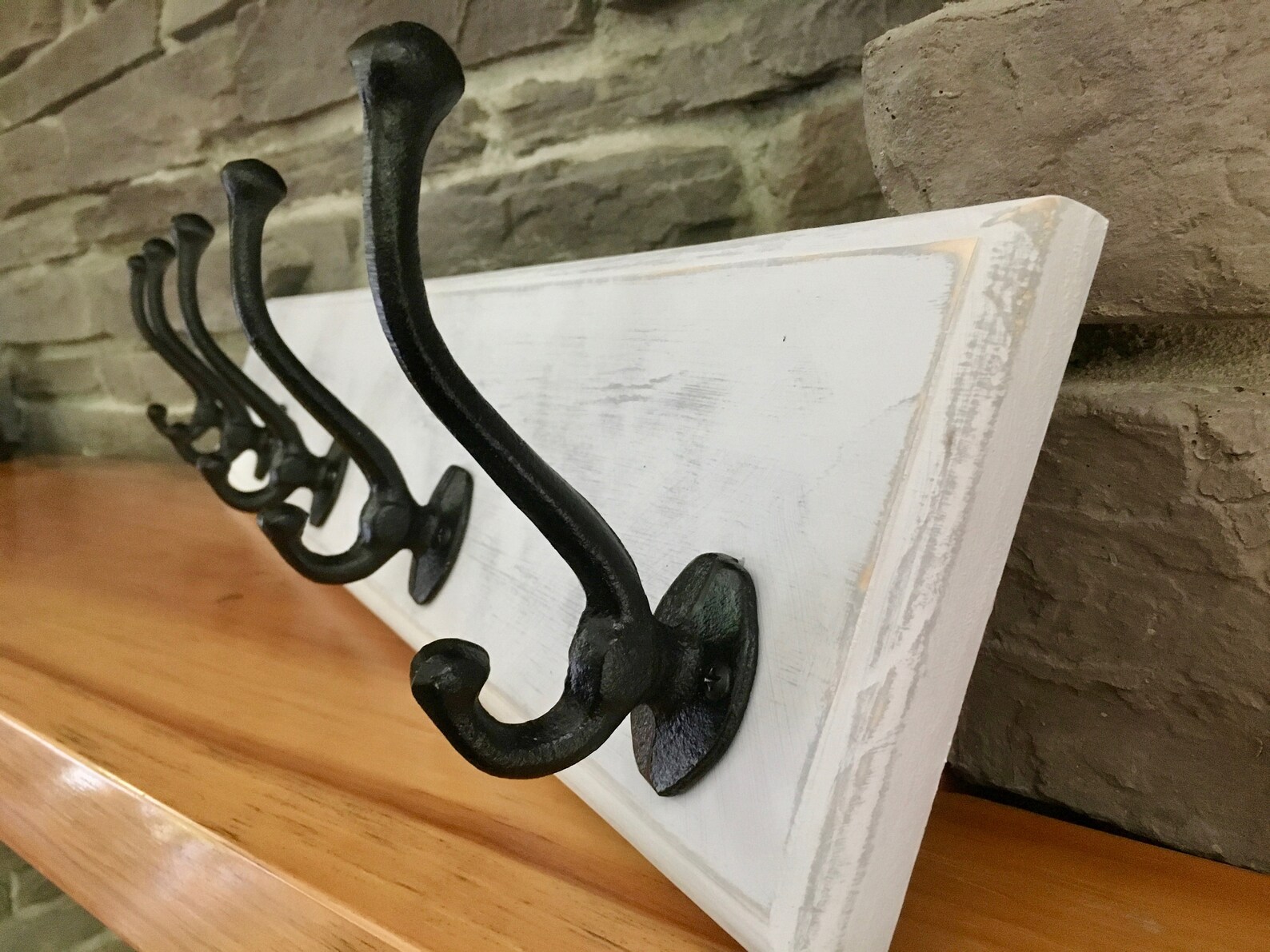 Rustic Coat Rack / French Country Coat Rack / Farmhouse Coat Etsy