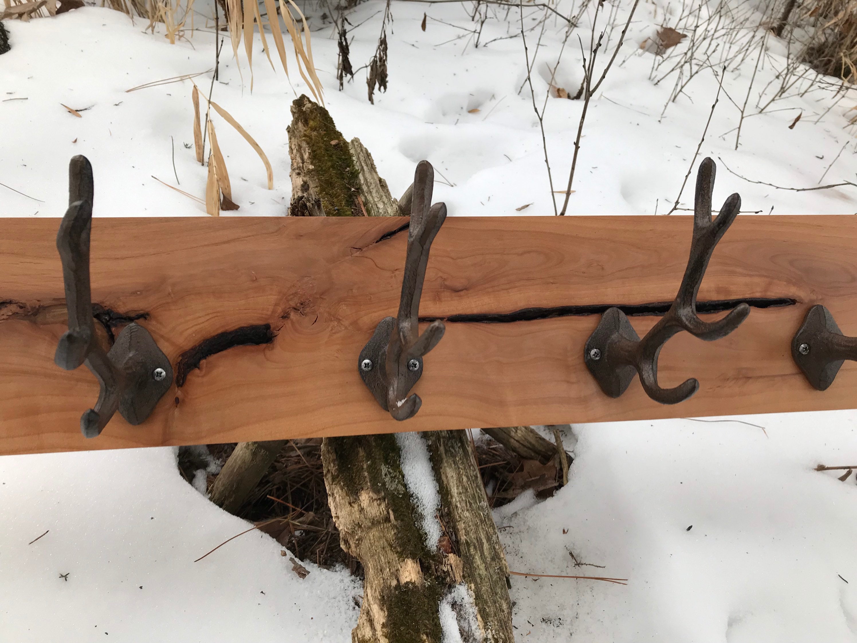 Rustic Coat Rack / Wall Mount Coat Rack / Cabin Coat Hook / Etsy Canada