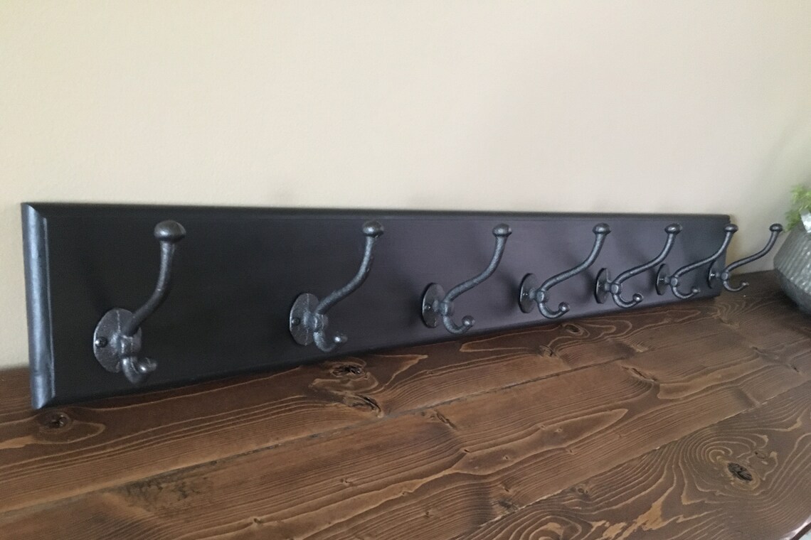 Rustic Coat Rack / French Country Coat Rack / Farmhouse Coat Etsy