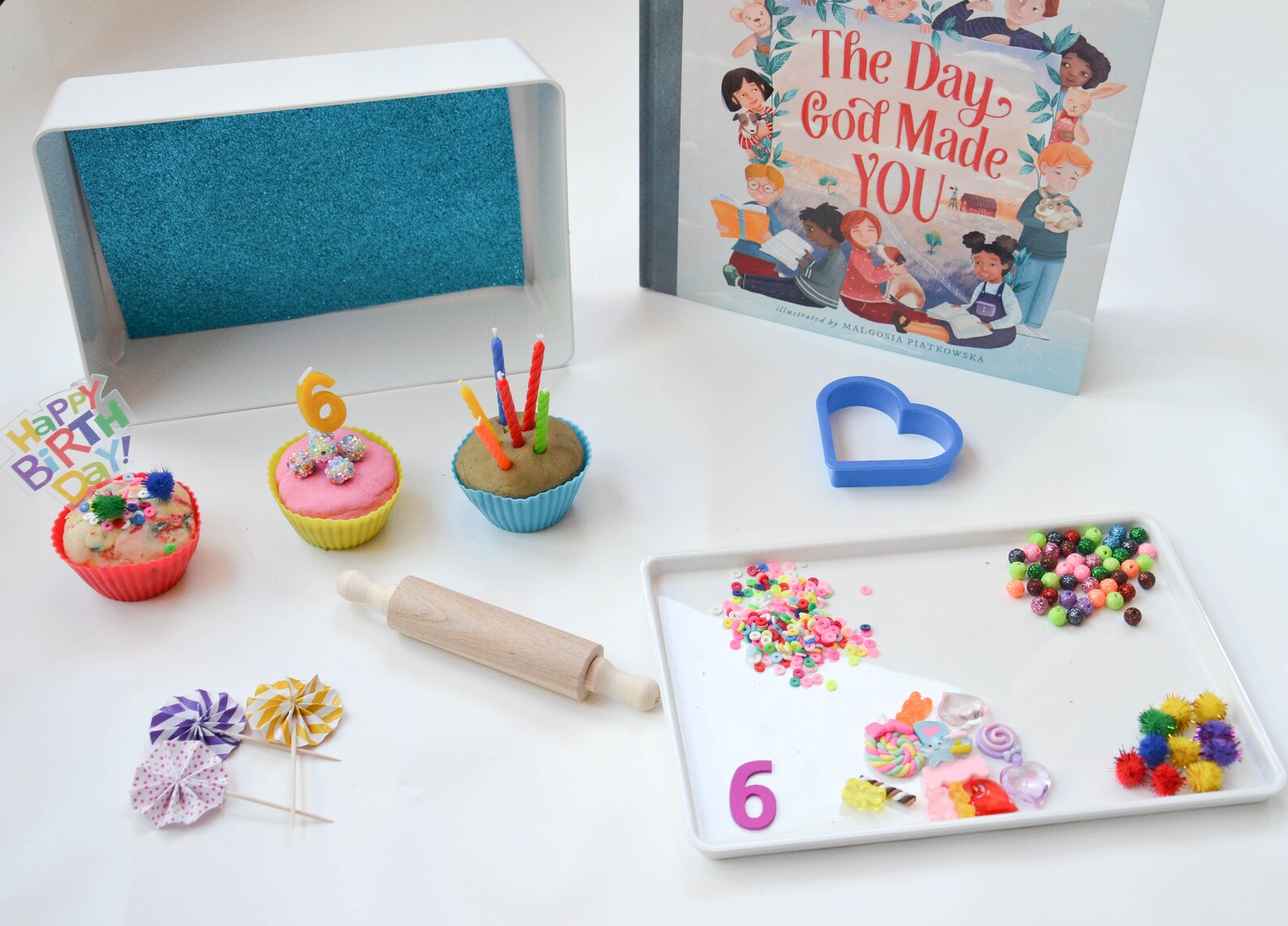 Birthday Playdoh Kit Baking Sensory Kit Loose Parts Etsy