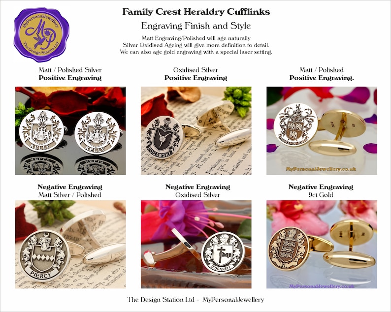 RAMC Royal Army Medical Corps Sterling Silver Cufflinks Personalised Handmade and Laser Engraved in the UK