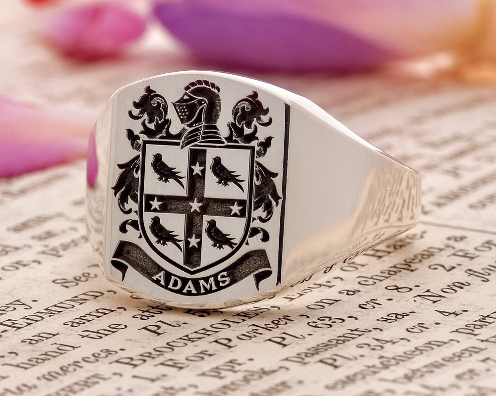 15号GLAD HAND FAMILY CREST SILVER RING 15号GLAD HAND FAMILY CREST SILVER RING 15号GLAD HAND FAMILY