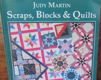 Judy Martin Scraps, Blocks & Quilts Vintage Quilting Book