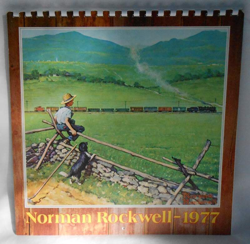 1977 Norman Rockwell Calendar Same As 2022 12 Favorite | Etsy