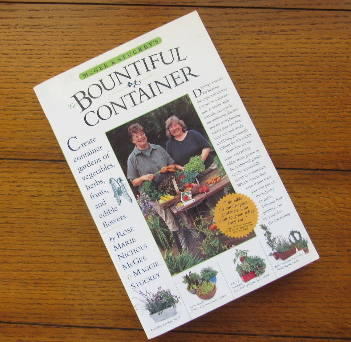 The Bountiful Container Gardening Book 2002 Mcgee & Stuckey Etsy