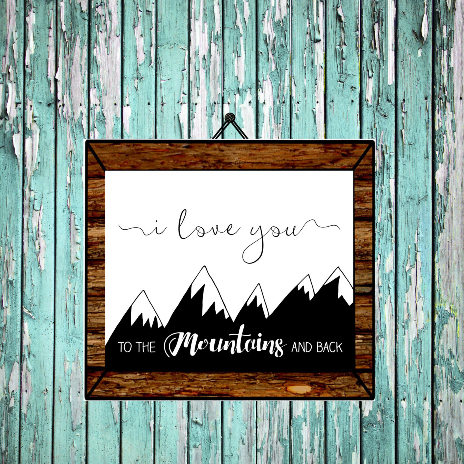 I Love You to the Mountains and Back Printable - Etsy