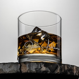 Whiskey glass 11 oz - comes with set of 3 complimentary stones.