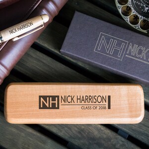 Personalized Pen Set, Perfect Graduation gift, Birthday Gift, Personalized Birthday Gift, Wooden Pen, Engraved Pen Set, Custom Pen with Case