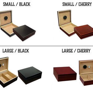 Custom Cigar Humidor Box, Personalized Humidor is a Great Gift for ...