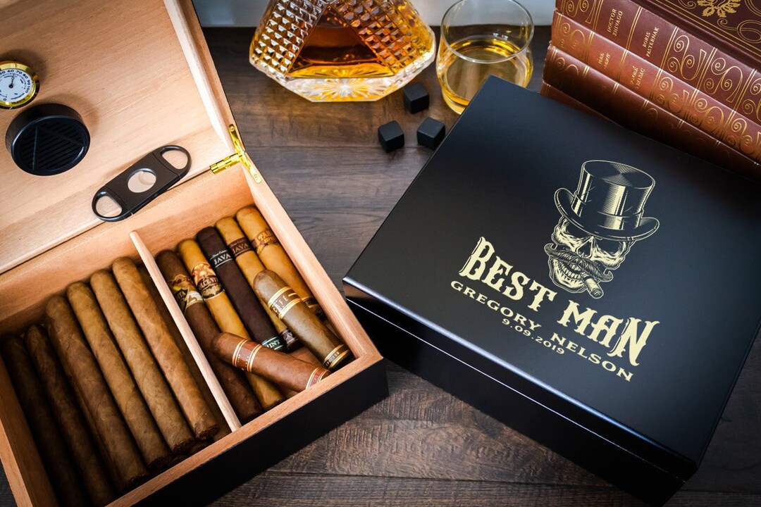 Custom Cigar Humidor Box, Personalized Humidor is a Great Gift for ...