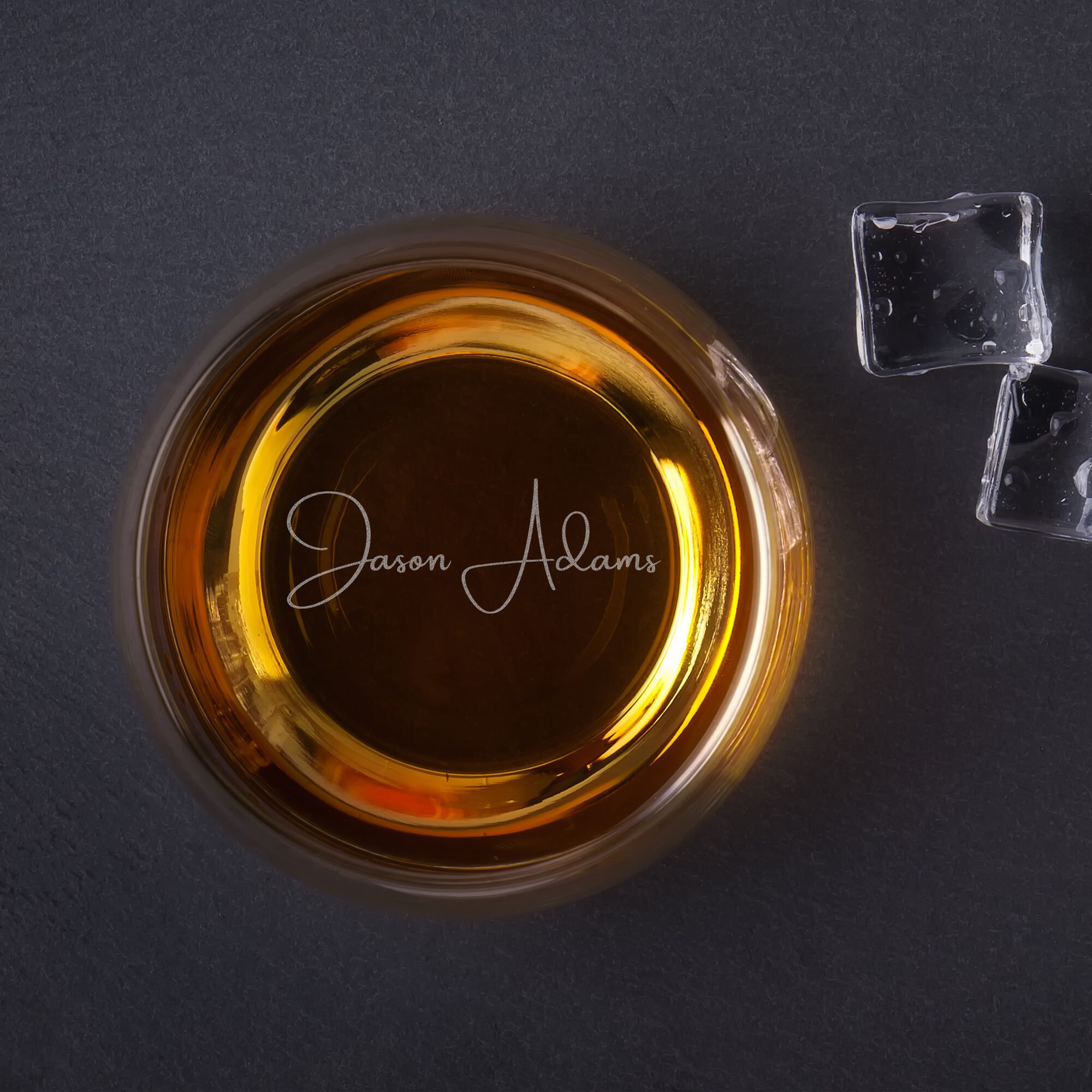 etsy whiskey glass personalized