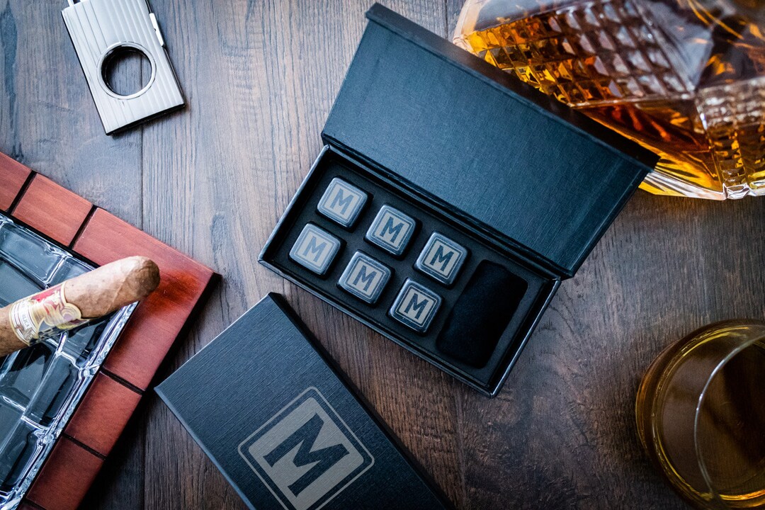 Groomsmen Gift, Personalized Whiskey Stones, Custom Whiskey Stones ...