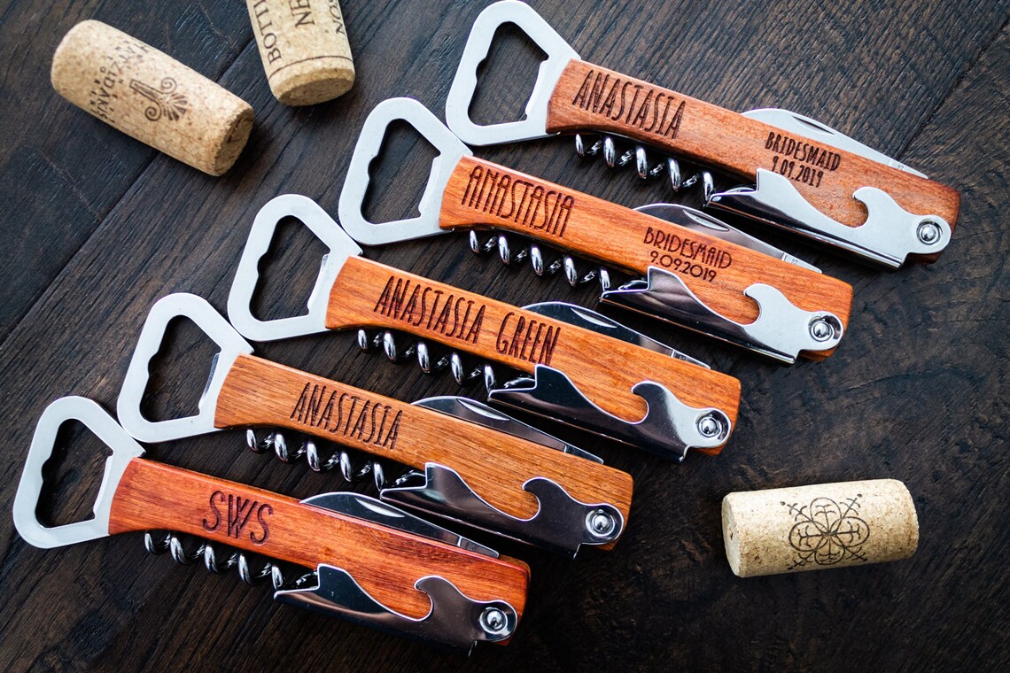 Personalized Bottle Opener Groomsmen Gift Bridesmaid Gift Etsy