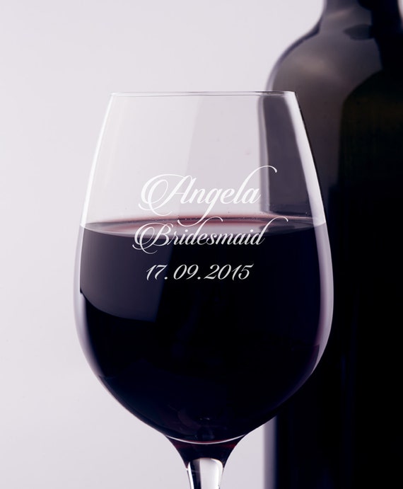 wedding wine glasses for bridesmaids