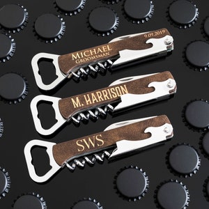 Custom Engraved bottle opener - Groomsmen Gift Bottle Opener
