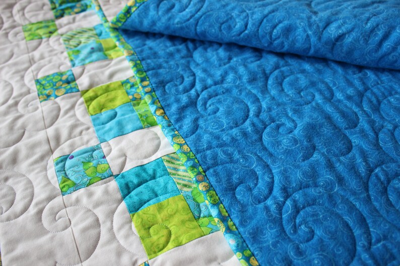 Baby Quilt Toddler Quilt Modern Baby Quilt Baby Blanket Etsy