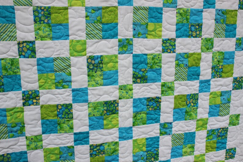 Baby Quilt Toddler Quilt Modern Baby Quilt Baby Blanket Etsy