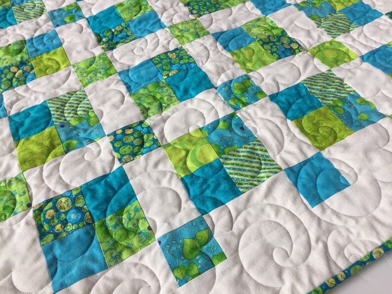 Baby Quilt Toddler Quilt Modern Baby Quilt Baby Blanket Etsy