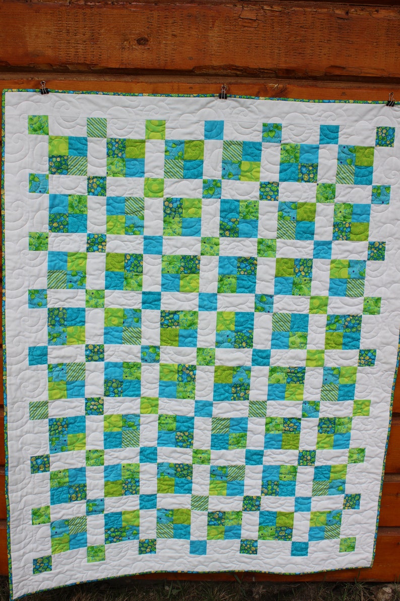 Baby Quilt Toddler Quilt Modern Baby Quilt Baby Blanket Etsy