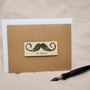 O Mágico - Cartão de Nota Bigode