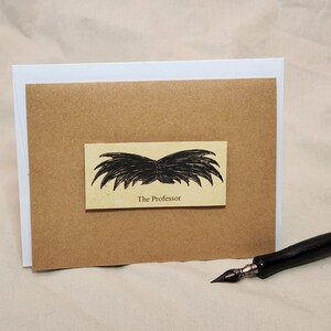Die Professor - Moustache Note Karte