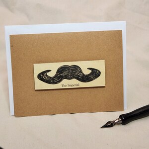 The Imperial - Moustache Notizkarte