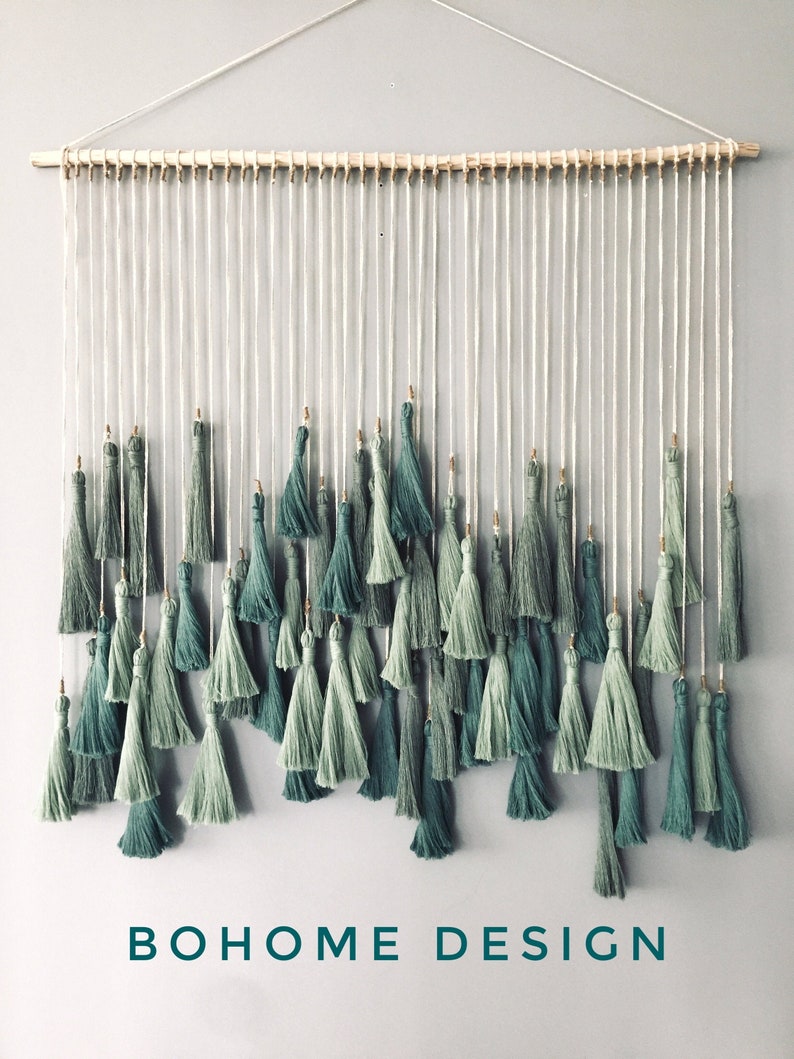 Nature Tassel Wall Hanging Large Woven Wall Hanging Large Etsy