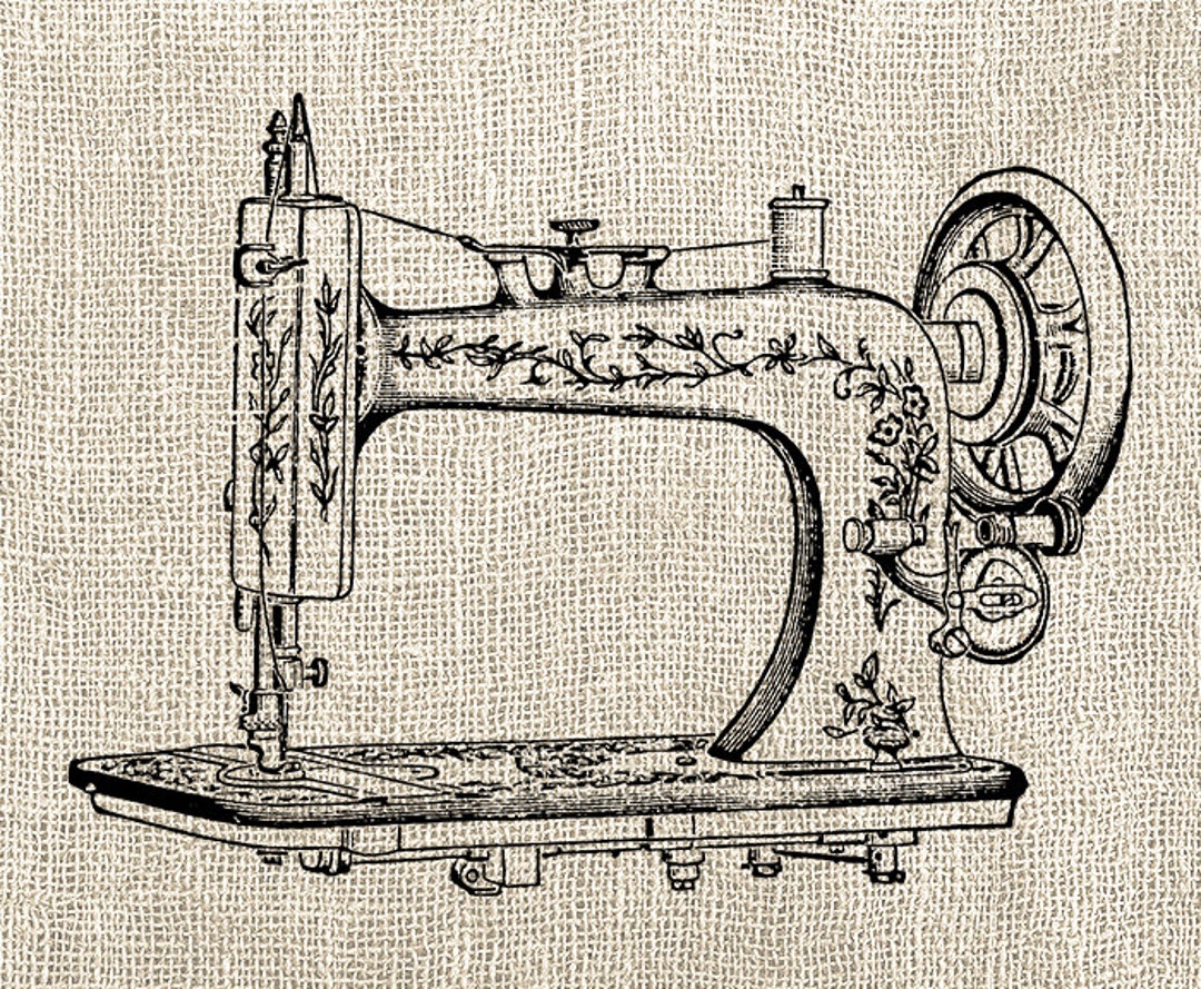 Vintage Sewing Machine Digital Download Clipart Sewing Machine Illustration  Antique Sewing Machine Art Craft INSTANT DOWNLOAD -  Ireland