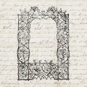 12 Vintage Antique Vintage Frames Set PNG Bundle Ornate Frames Clipart Printable image 3