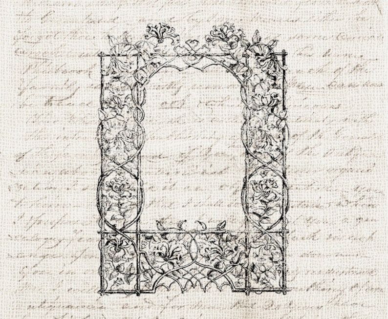 12 Vintage Antique Vintage Frames Set PNG Bundle Ornate Frames Clipart Printable image 3