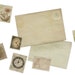 Digital Vintage Collage Sheet - Old Postcards Stamps Vintage Paper ...
