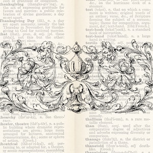 Vintage Border Clipart Digital Download - Antique Embellishment Design Element Clipart Graphic Printable Transfer Scrapbook INSTANT DOWNLOAD