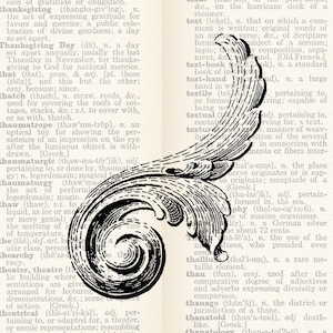 Vintage Flourish Clipart Digital Download Antique Embellishment Design Element Clipart Graphic Printable Transfer Scrapbook INSTANT DOWNLOAD