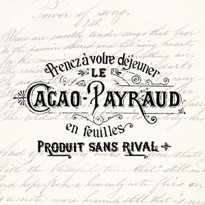 Digital Download Vintage Antique Typography Label Word Phrase - Antique Text Words - Antique Vintage Label - INSTANT DOWNLOAD