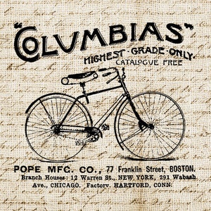 Download digital de anúncio de bicicleta antiga - anúncio de bicicleta vintage - gráfico de transferência - etiqueta vintage antiga - DOWNLOAD INSTANTÂNEO