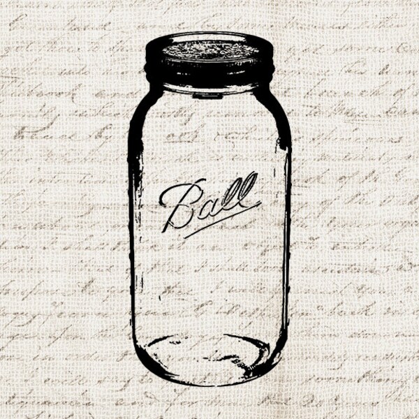 Mason Jar Stencil - Etsy