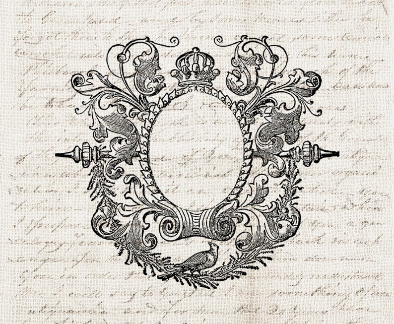 12 Vintage Antique Vintage Frames Set PNG Bundle Ornate Frames Clipart Printable image 5