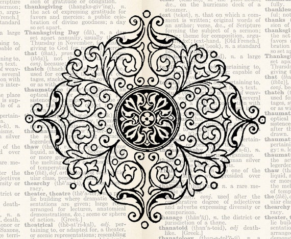 Illustration Digital Download Antique Embellishment Design - Etsy