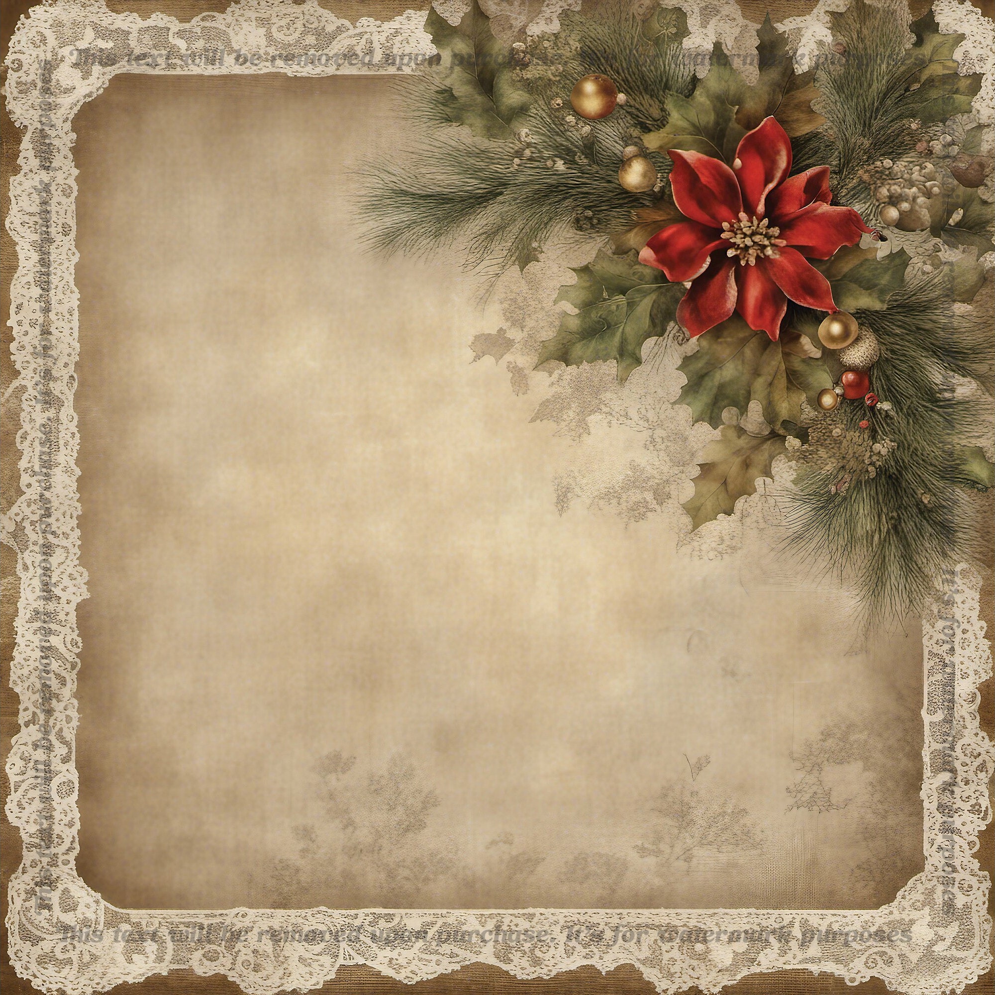 christmas-printable-digital-paper-vintage-christmas-scrapbook-background-plus-two-free-gifts-digital-download-file-etsy