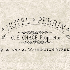 Digital Download Antique Paris French Ad - Vintage Paris French Text Overlay - Transfer Graphic Typography - Vintage Label INSTANT DOWNLOAD