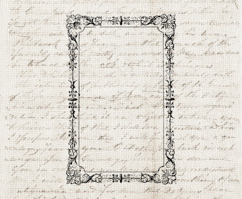 12 Vintage Antique Vintage Frames Set PNG Bundle Ornate Frames Clipart Printable image 2