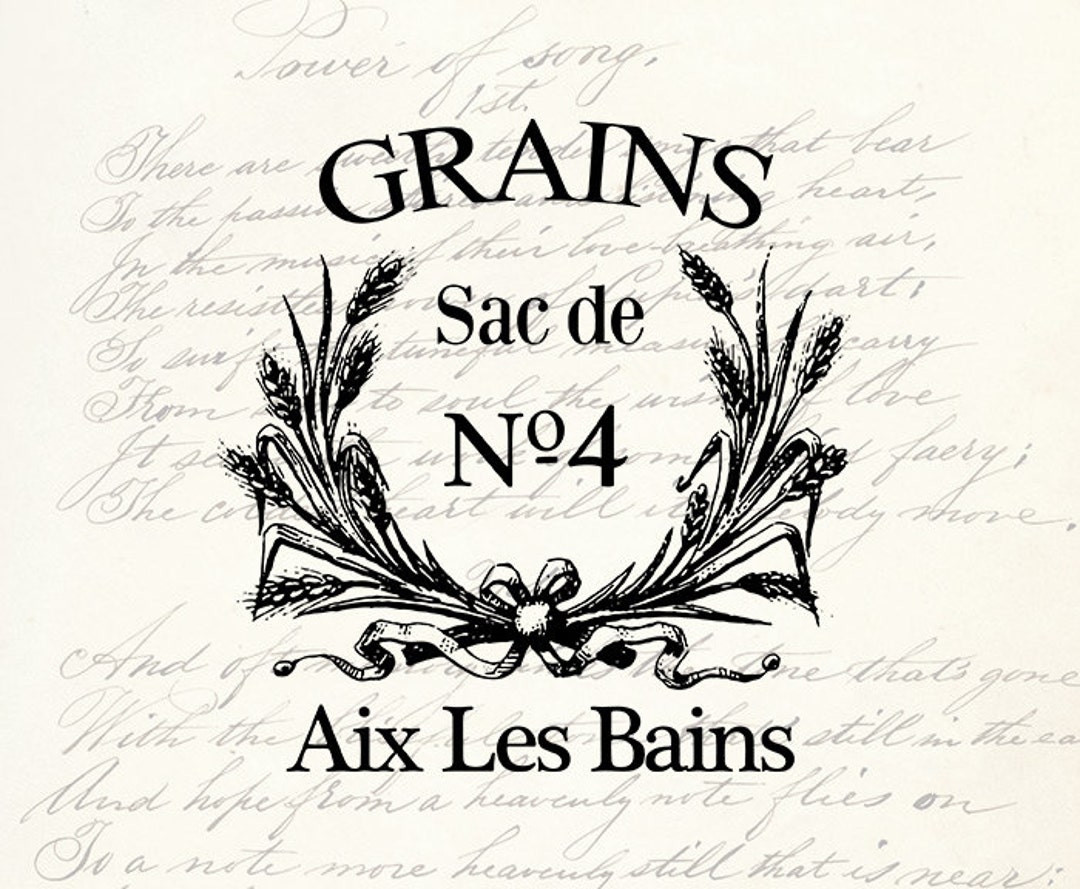 Digital Download Vintage Antique Typography Label Word Phrase - Antique ...