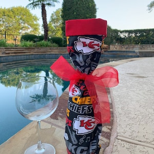 Kansas City Chiefs Wine Bottle Gift Bag
