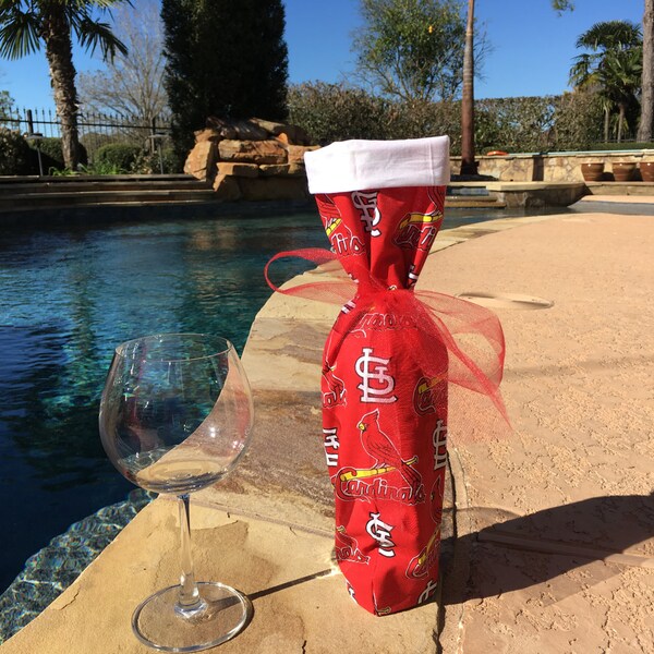 St Louis Cardinals Wine Bottle Gift Bag