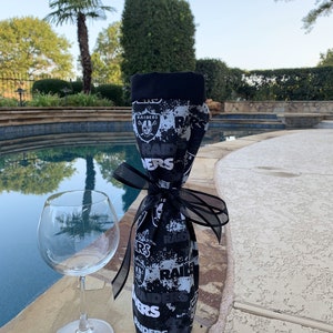 Las Vegas Raiders Wine Bottle Gift Bag
