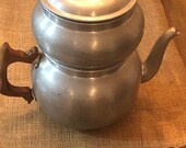 Enterprise Aluminum antique Coffee Pot - Antique - 10 39 39 Tall by 11 39 39 wide
